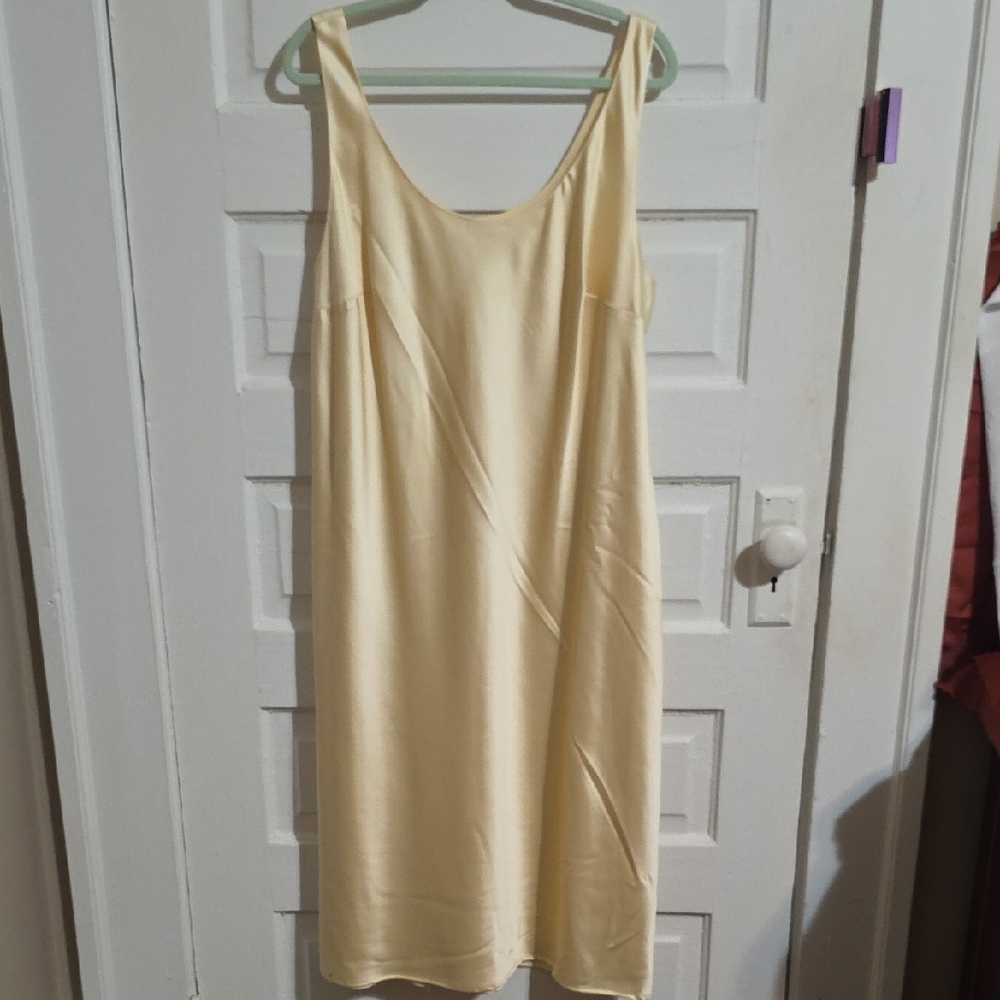 Future Collective, NWOTs Elegant Cream Midi Dress